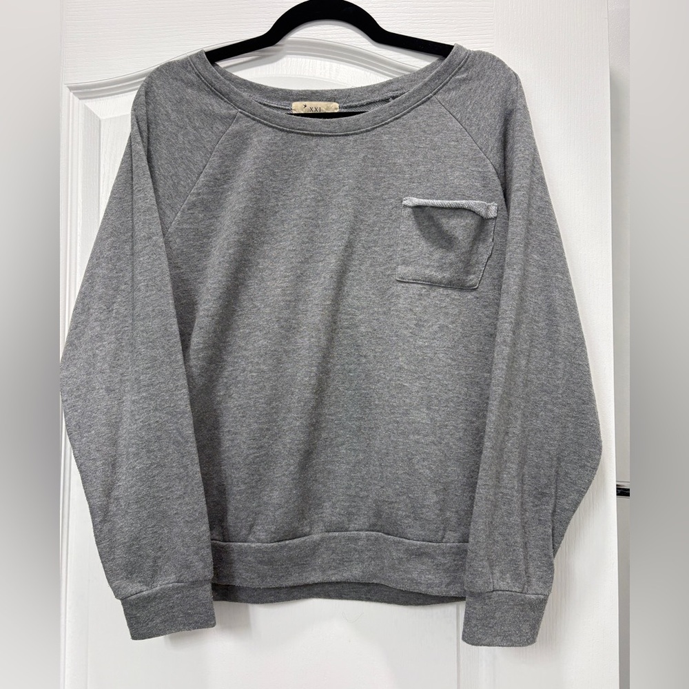 Forever 21 XXI Grey Crewneck Sweater - Medium